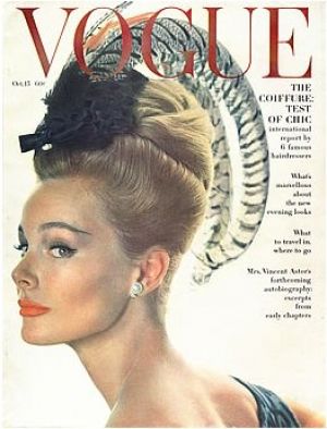 Vintage Vogue magazine covers - wah4mi0ae4yauslife.com - Vintage Vogue October 1962 - Monique Chevalier.jpg